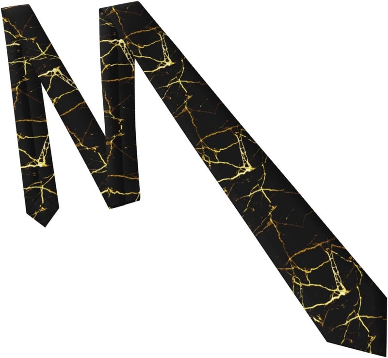 Yilad Tie for Men and Boy Novelty Fun Full Print Men's Necktie Skinny Fashion Narrow Wide - Image 3